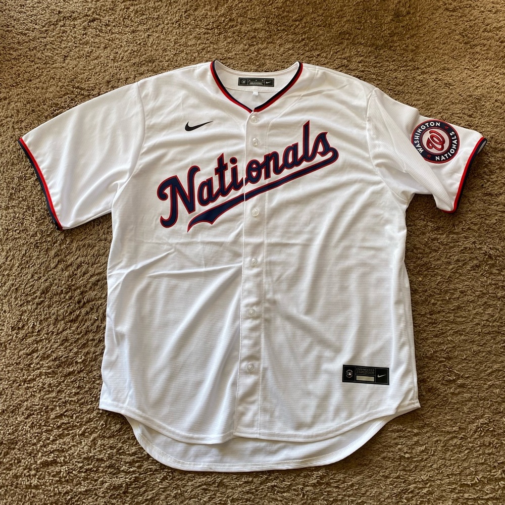 Washington Nationals Jersey Mens XL MLB Baseball Nike Nationals Shirt